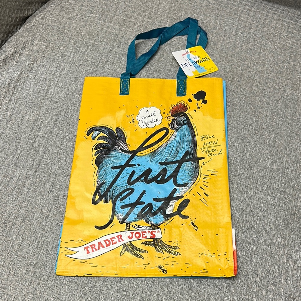 Trader Joe’s, Delaware reusable tote bag new with tags